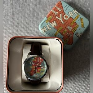 Fossil men’s townsman travel series watch. New York City. New with tag